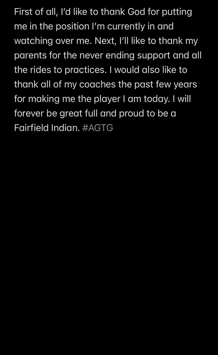 After a long recruiting process and talking with my family. I would like to announce my commitment to The University of Indianapolis. <a href="/KeeversChris/">Chris Keevers</a>  @CoahBester <a href="/Coach_Snuggs/">Beau Snuggs</a> @fairfieldfb <a href="/CoachStewFF/">Jake Stewart</a> <a href="/CoachPartman/">Coach Partman, B.S, M.S.</a> <a href="/JustinHembree8/">Justin Hembree</a>