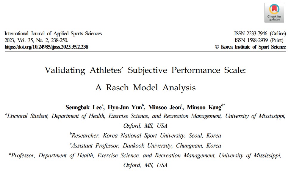UMHSAL's tweet photo. #UMHSAL
Congratulations on the publication of your paper! 🎉 @slee_trip
Here's to your research's impact in your field and beyond! Keep shining bright! 🌟
#Published #AcademicExcellence #raschmodel #universityofmississippi #olemiss #HSAL #healthandsportanalyticslaboratory https://t.co/uUROKHJcUp