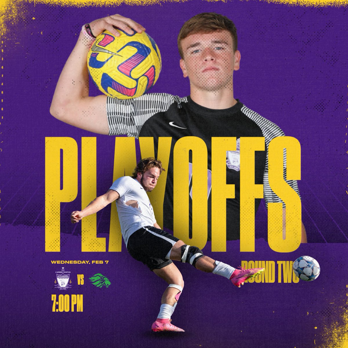 The Trojans are back at home for the Second Round of the LHSAA Soccer Playoffs, after upsetting #5 Mandeville in the first round. They will take on #12 Lafayette at 7 PM at J.L. Butch Stoker Stadium. 

Admission is $10, or $5 for ASH Students with ID Badges. Let's pack the stands