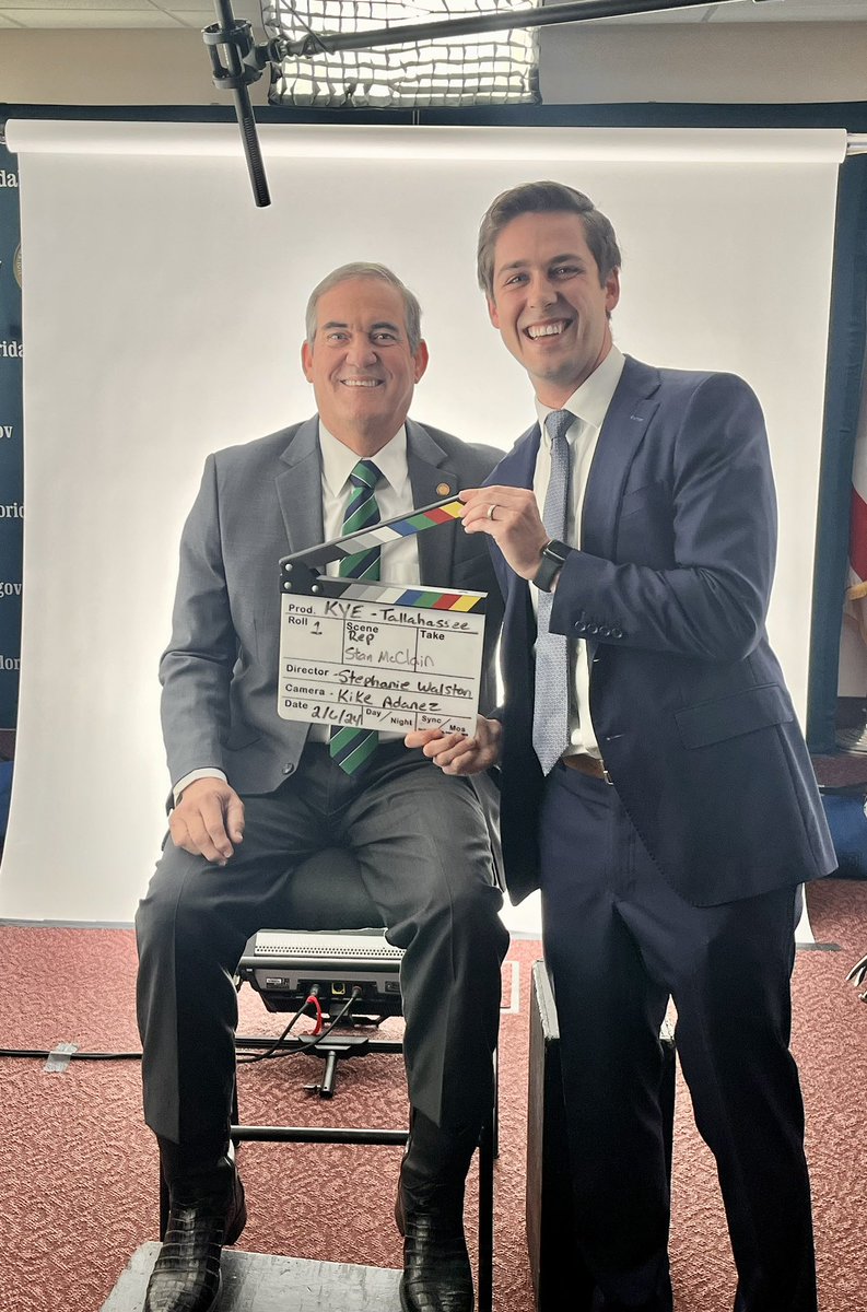 AlbieKaminsky's tweet image. That’s a wrap to Day 1 of Spectrum Know Your Electeds Tapings. Thank you for all the members who participated and @BN9 @MyNews13 for putting this together! #FlaPol #KnowYourElecteds
