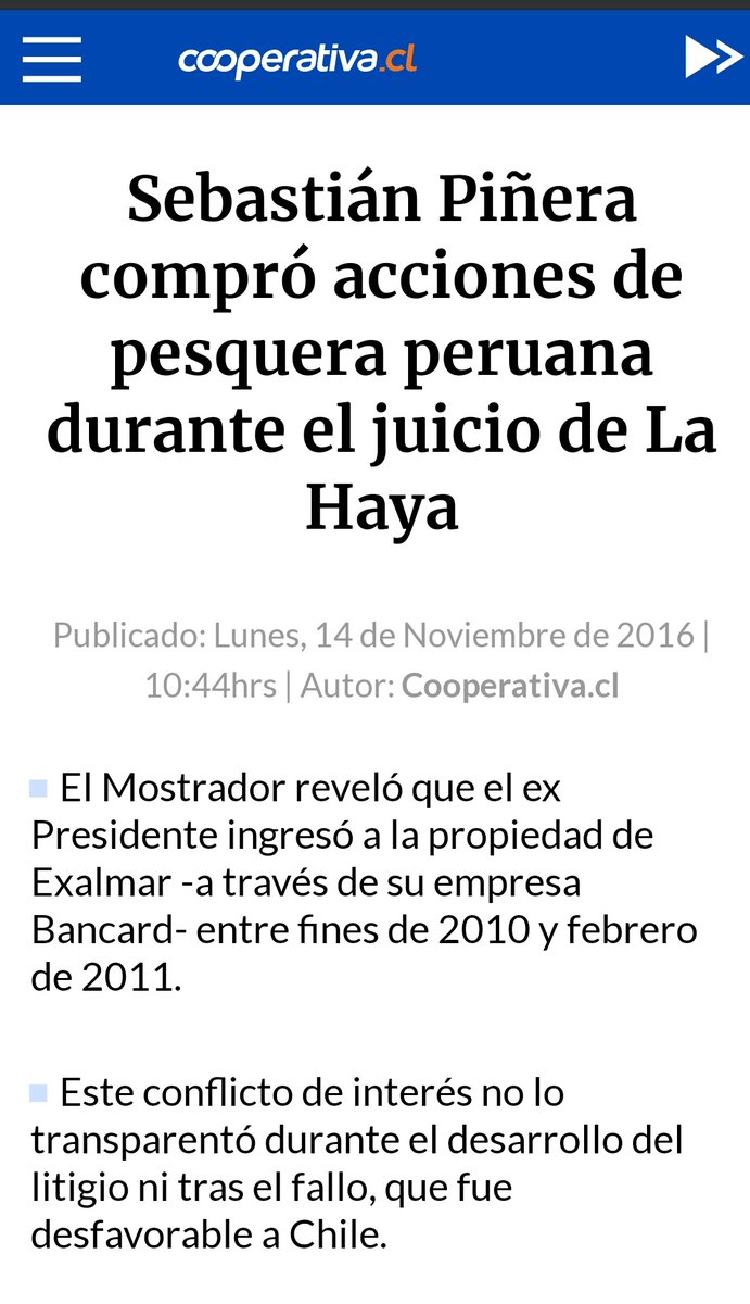 Leito_de_rey's tweet photo. Karla Rubilar.

El Presidente Piñera siempre puso a Chile Primero.

El Presidente Sebastián Piñera
👇🏻👇🏻👇🏻👇🏻👇🏻👇🏻 https://t.co/sg3yMmB8SV