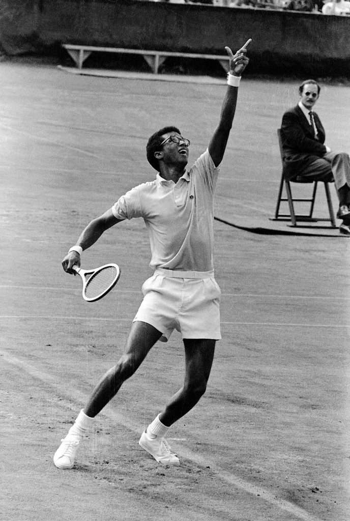 Arthur Ashe was an athlete and activist known for his on-court grace and low-key demeanor. He died #OnThisDay in 1993. Watch him play and view a post-match interview recorded in 1965: loom.ly/fYH1MPc #sportshistory #BlackHistory #VirginiaHistory