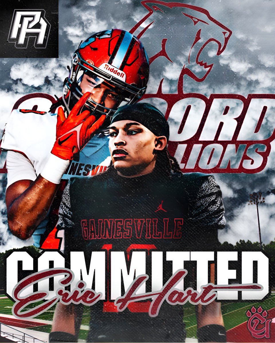 Eric Hart 2024 WR/DB (@eric2hart) on Twitter photo #AGTG Blessed to have the opportunity and thankful to say I am committed to the Concord University!!! <a href="/CoachD_GVL/">Deon Williams</a> <a href="/RecruitTheG/">Gainesville FB Recruiting</a> <a href="/BeastElite4L/">Beast Elite Athletics</a> <a href="/JoshNiblett/">Josh Niblett</a> <a href="/Coach_CA912/">Chris Anderson</a> <a href="/RedElephant_FB/">Gainesville HS Football</a> #AGTG Blessed to have the opportunity and thankful to say I am committed to the Concord University!!! <a href="/CoachD_GVL/">Deon Williams</a> <a href="/RecruitTheG/">Gainesville FB Recruiting</a> <a href="/BeastElite4L/">Beast Elite Athletics</a> <a href="/JoshNiblett/">Josh Niblett</a> <a href="/Coach_CA912/">Chris Anderson</a> <a href="/RedElephant_FB/">Gainesville HS Football</a>