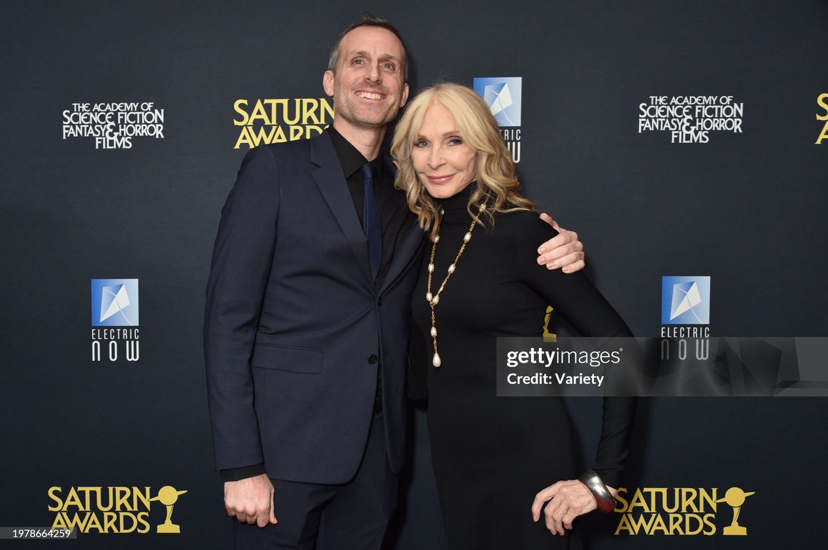 #GatesMcFadden with her nephew at the #SaturnAwards!