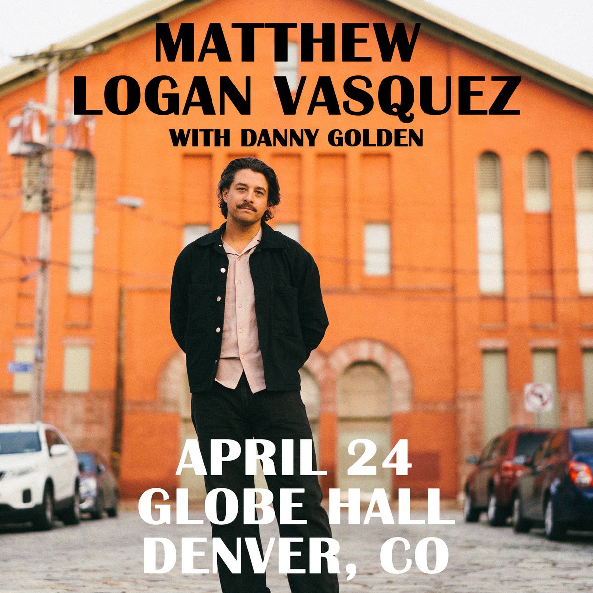 🤯SUPPORT ADDED🤯
Be there for <a href="/dannygoldentune/">Danny Golden</a> as he opens for Matthew Logan Vasquez (<a href="/mlvsolicitor/">MatthewLoganVasquez</a> ) on April 24 at Globe Hall. Get your tickets before it's too late 👇
tinyurl.com/mlvdenver