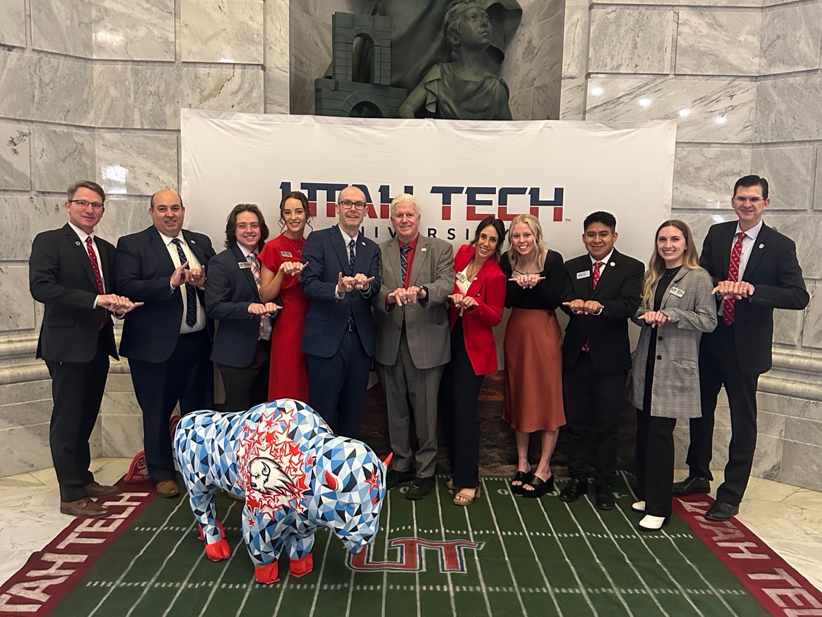Utah Tech's Day on the Hill was a great success today. We are so grateful for the support we receive from the state of Utah, especially our local representatives <a href="/JosephElison/">Joseph</a> <a href="/waltbrooks435/">Walt Brooks</a> <a href="/DonnieIpson/">Don L Ipson</a> and <a href="/rneilwalter/">Neil Walter</a>