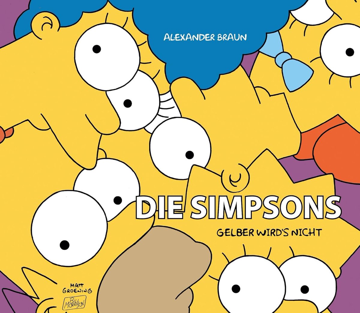 Simpsonspedia's tweet photo. Gestern von der Ausstellung erfahren & heute entdeckt, dass der @PaniniVerlag in dem Zusammenhang etwas Gelbes druckt – den Ausstellungskatalog. 304 Seiten inkl. einem Interview mit #BillMorrison.😍
#TheSimpsons #MattGroening @uepo_de
https://t.co/JZrPFPO9Wu (Amazon-Werbelink) https://t.co/NW1JTeAKuU