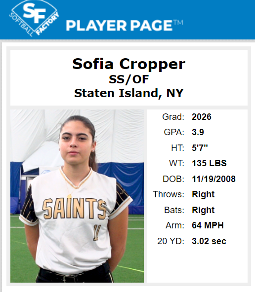 SCropper2026's tweet photo. Thank you to @softballfactory for evaluating me, constantly working to improve my game. https://t.co/LBM1KX255j
