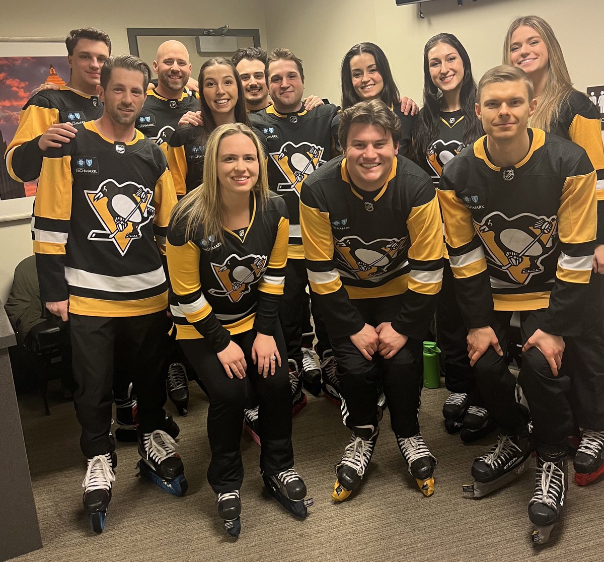 CleanIce23's tweet photo. The Crew is back! #LetsGoPens https://t.co/79vTTDxm7O