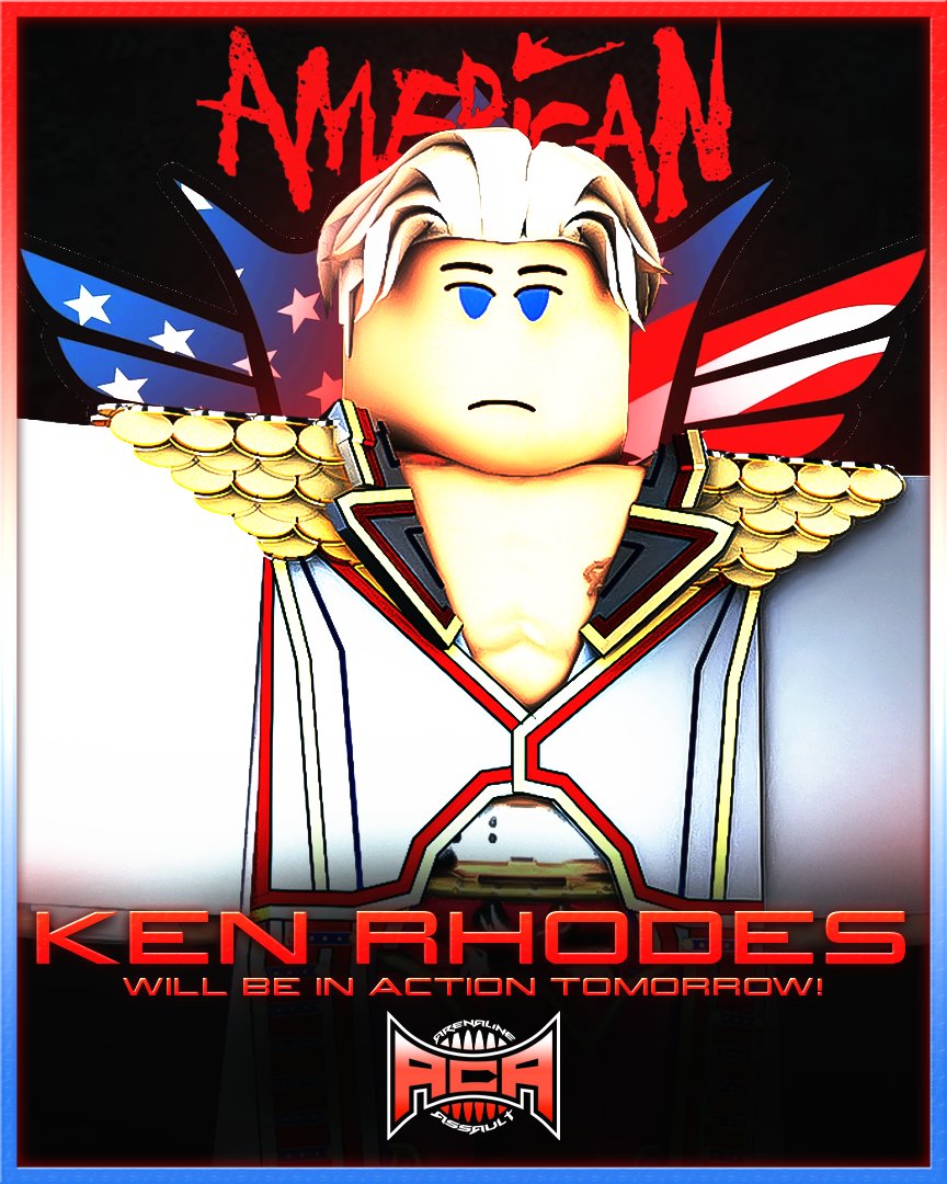 | THE AMERICAN NIGHTMARE MAKES HIS APPEARANCE |

"アメリカの悪夢 "ケン・ローデスが明日、他団体の価値ある相手とACA遠征デビュー戦を行う！( @Trey3Heat )