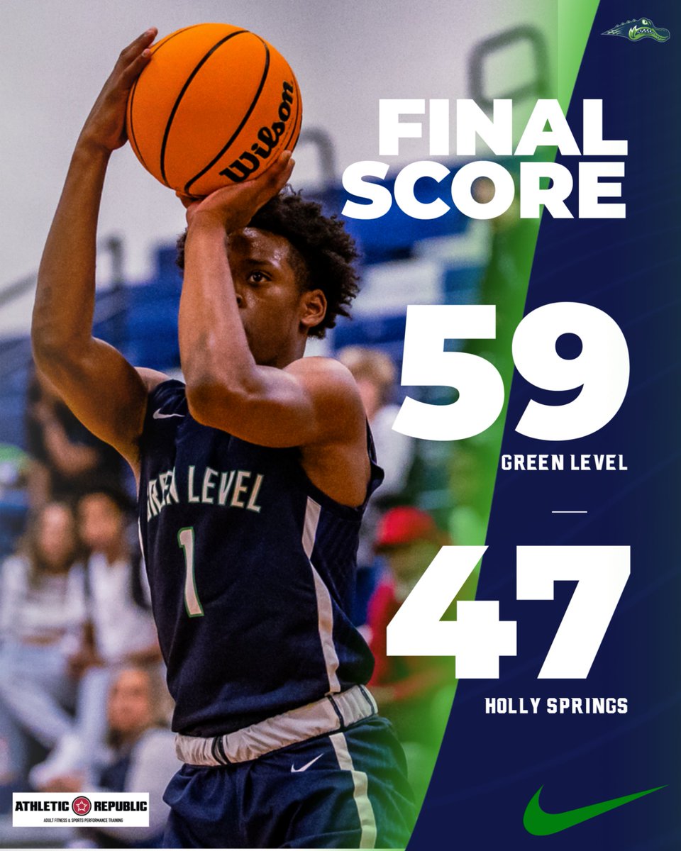 TWENTY WIN AND OH!

Izzy with 16 points, Isaac with 14, Tye with 10. 

<a href="/G_L_MBASKETBALL/">Green Level Men's Basketball</a>