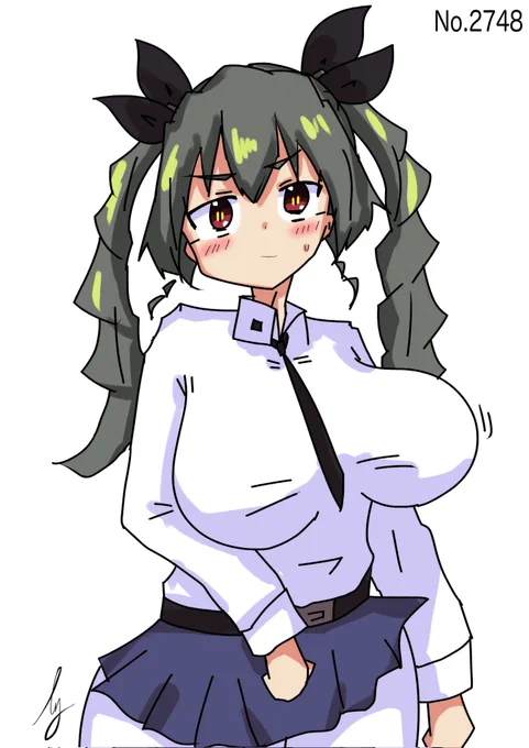 [んんっ!?アンチョビ]#1日1ドゥーチェ 