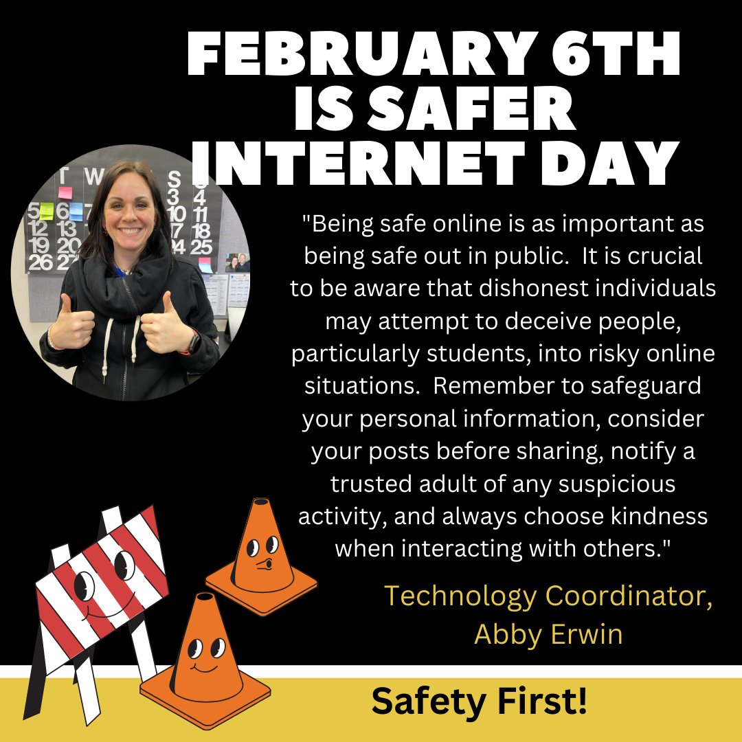 Safety First!  Leave it better than you found it. 👣#InternetSafetyDay #mrhstrong #neverstoplearning #edtech #edutech #digitalcitizenship #digitalfootprint