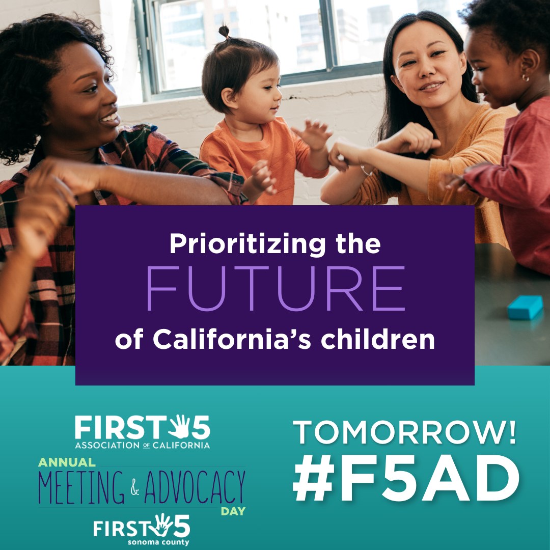 In the next two fiscal years, the First 5 Network is looking at a staggering $123.7M cut with a mind-blowing $422.9M slashed from crucial investments in our little ones' futures in the next five years. We’re speaking out for a brighter future for every child in California! #F5AD