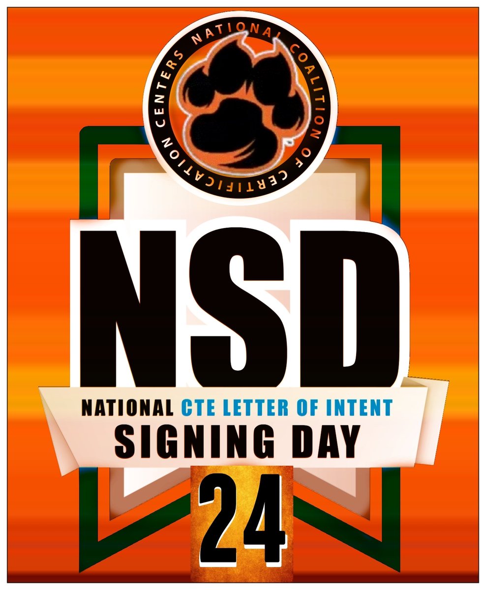 National Signing Day February 7th 4PM in the Cocoa High Auditorium #Road2Greatness #NSD2024 #HigherEducation #TigerPride 📃 ✍️🏽