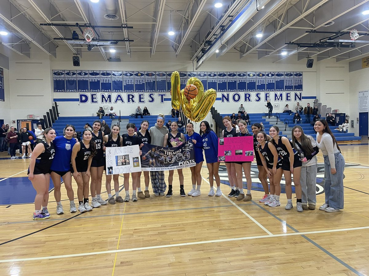 NV-Demarest Athletics Official Site (@demarestnv) on Twitter photo Congratulations to Demarest’s Angelina Tirado on eclipsing the 1,000 point mark in her high school basketball career. She is only a junior. <a href="/HSSportsNJ/">NJ.com HS Sports</a> <a href="/NJTags13/">Greg Tartaglia</a> <a href="/BigNorthConBNC/">@BigNorthConference</a> <a href="/BSabatiniNVD/">Bruce Sabatini</a> <a href="/NJScom/">NorthJerseySports</a> <a href="/NJTags13/">Greg Tartaglia</a> Congratulations to Demarest’s Angelina Tirado on eclipsing the 1,000 point mark in her high school basketball career. She is only a junior. <a href="/HSSportsNJ/">NJ.com HS Sports</a> <a href="/NJTags13/">Greg Tartaglia</a> <a href="/BigNorthConBNC/">@BigNorthConference</a> <a href="/BSabatiniNVD/">Bruce Sabatini</a> <a href="/NJScom/">NorthJerseySports</a> <a href="/NJTags13/">Greg Tartaglia</a>