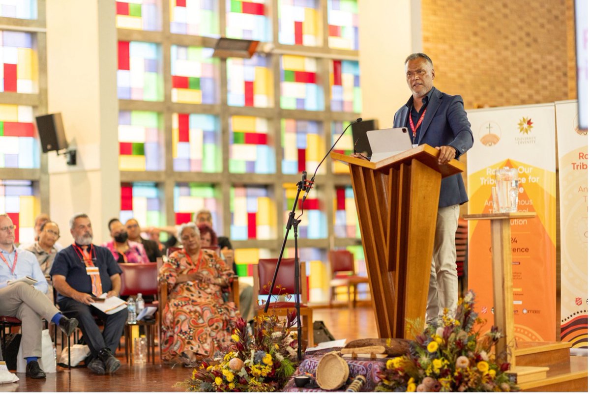 UniDivinity's tweet photo. Over the past two days, our esteemed speakers – Professor Dr Anne Pattel-Gray, Dr Josephine Bourne, Professor Stan Grant, Rev Dr Katalina Tahaafe-Williams, and Rev Aunty Janet Turpie-Johnstone - have delivered with inspiring keynotes, sharing invaluable Indigenous wisdom. https://t.co/n5Vd8LOl5m