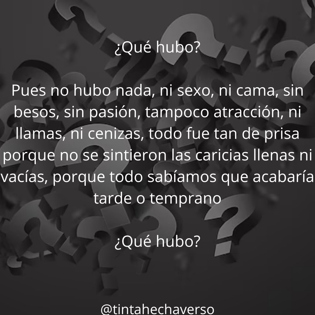 Tintahechaverso's tweet photo. ¿Qué hubo? 

#amor #vida #frases #romance #nostalgia #poesia #poemas #versos #pensamientos #amar #puertorico #usa #nyc #miami #florida #love #life #poem #poetry https://t.co/ZtAcZaprMQ