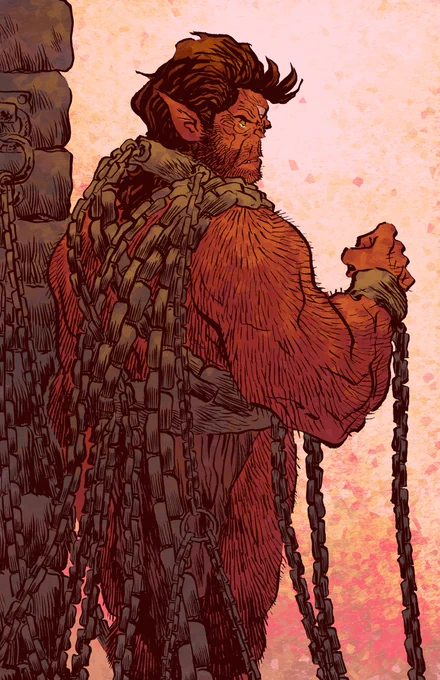 Chains. A pinup for my comic Drome. 280 pages of it available on Patreon. Link in the linktree in my bio. 