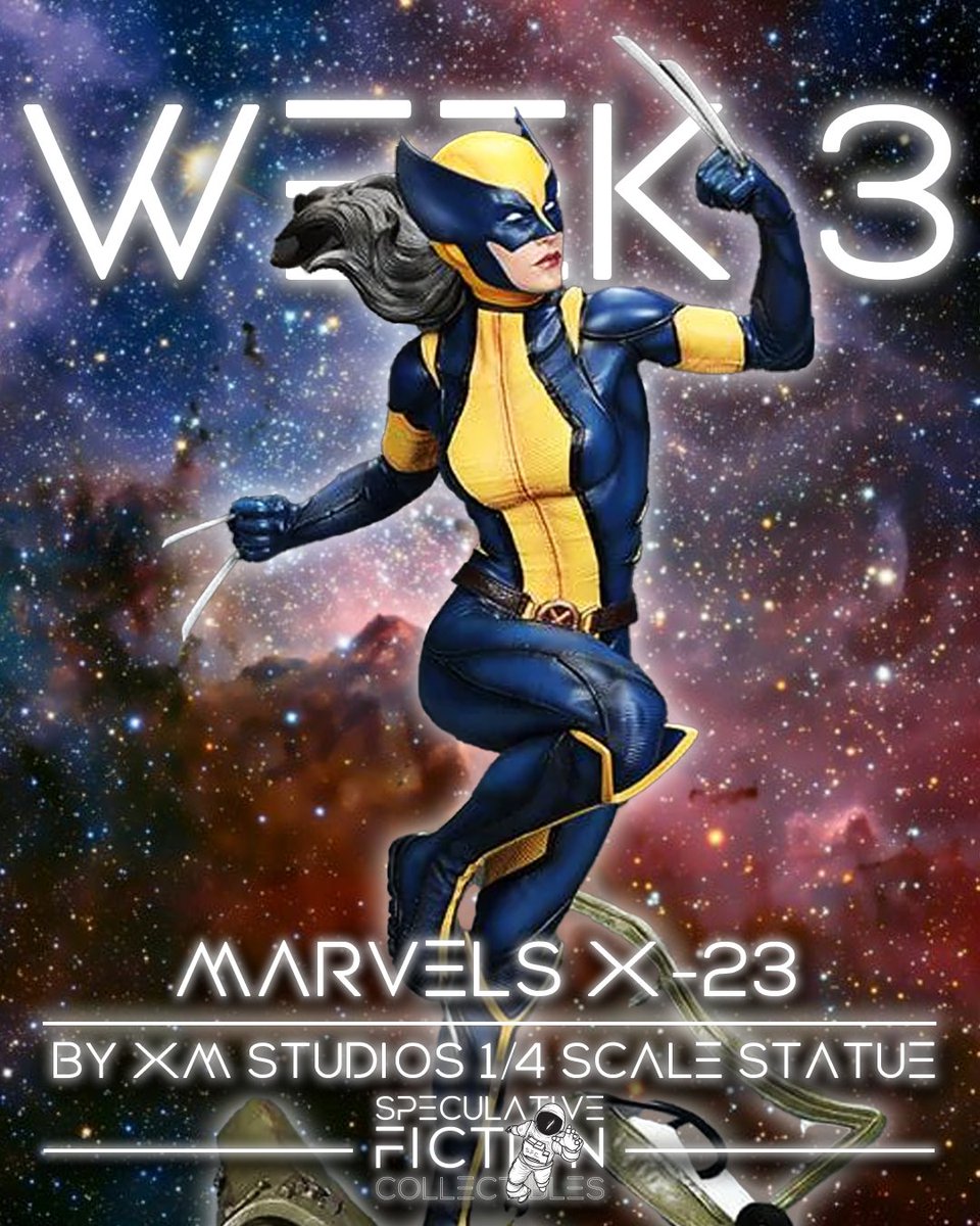 📣 It's time for the 3rd giveaway of 2024! 📢 This time around, we are giving away XM Studios' X-23. 

❌ Enter to win here: gleam.io/5XGqd/x23-stat…

*Giveaway ends on Wednesday, February 14 @ 11:59PM PT