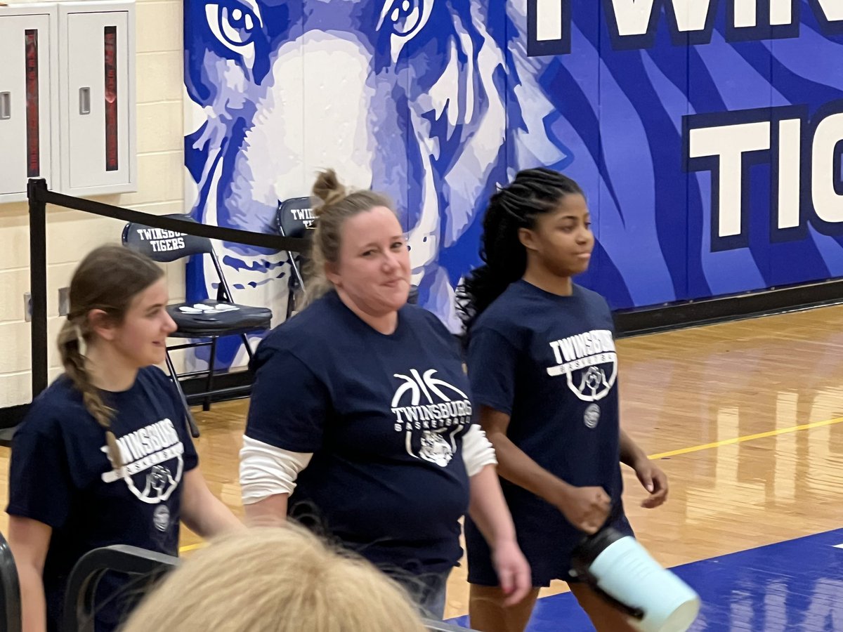 What an honor to be nominated by these two young ladies. Thank you <a href="/ladytigers_ths/">Twinsburg Girls Basketball</a> for a fun night!