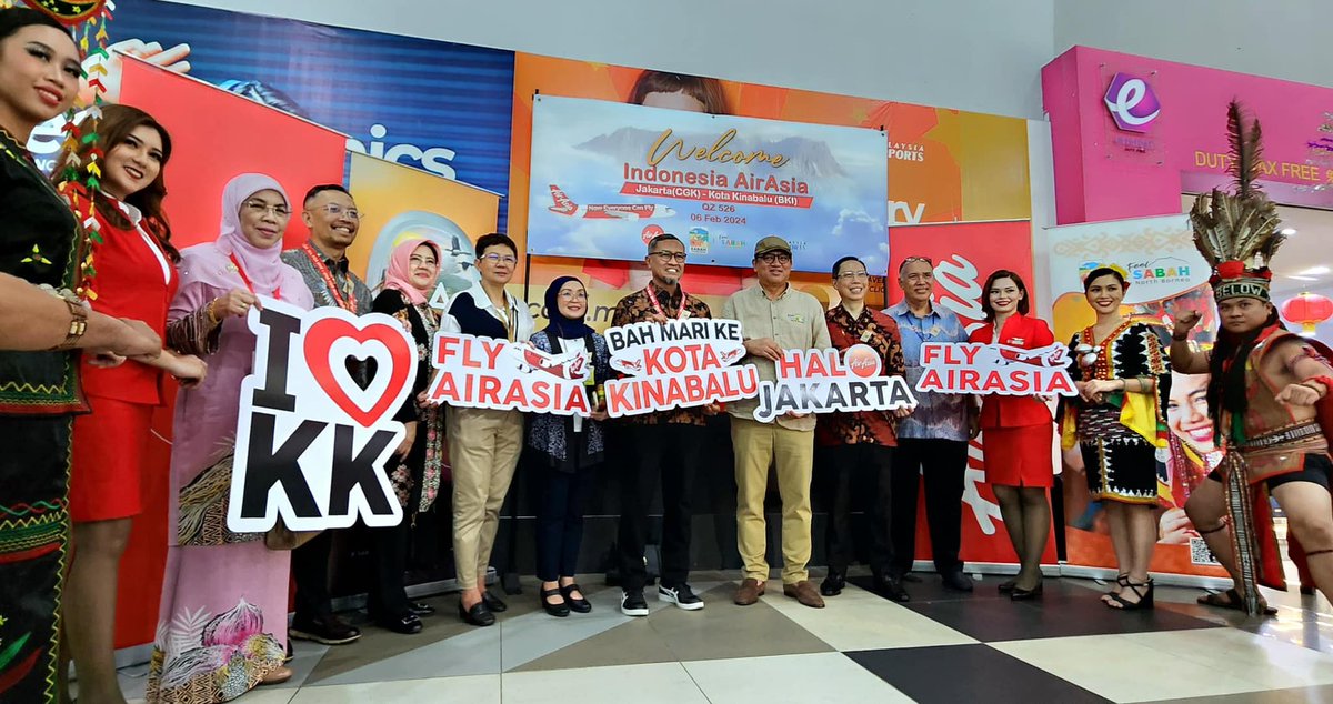 Halo #Jakarta! 🛬

You can now fly direct, Jakarta to Kota Kinabalu, 3x weekly every Tuesday, Thursday and Saturday via Fly AirAsia