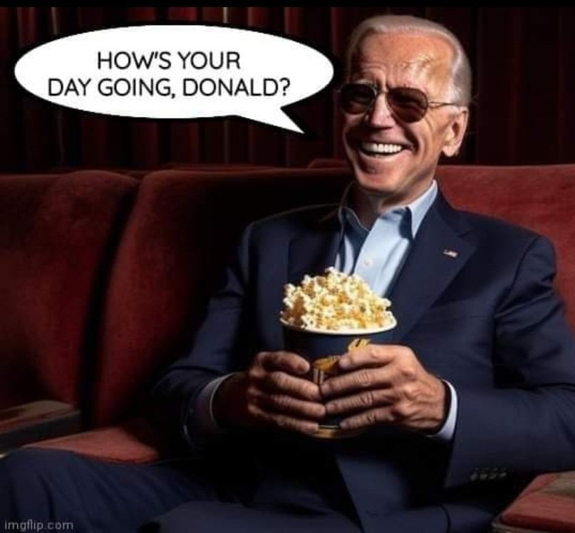 #TrumpForPrison #VoteBiden2024 Bad day for Trump. Good day for President Biden.