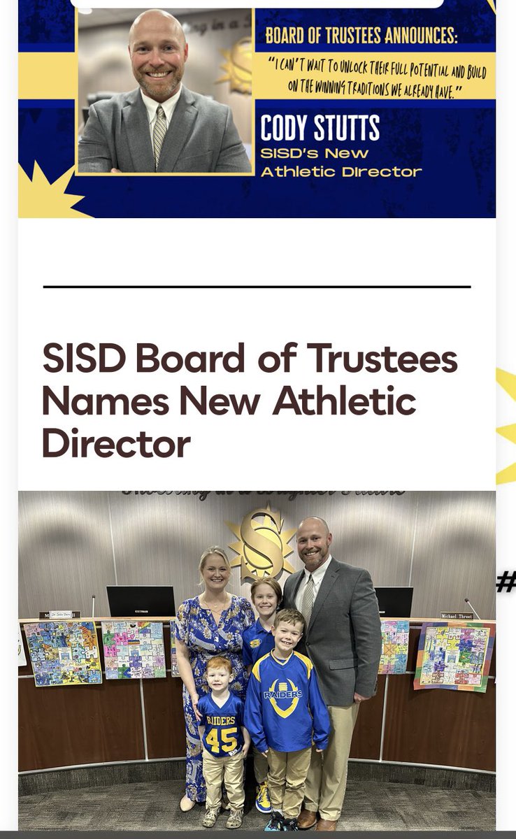 It’s official! Let’s goooooo! Congrats <a href="/CodyStutts/">Cody Stutts</a>