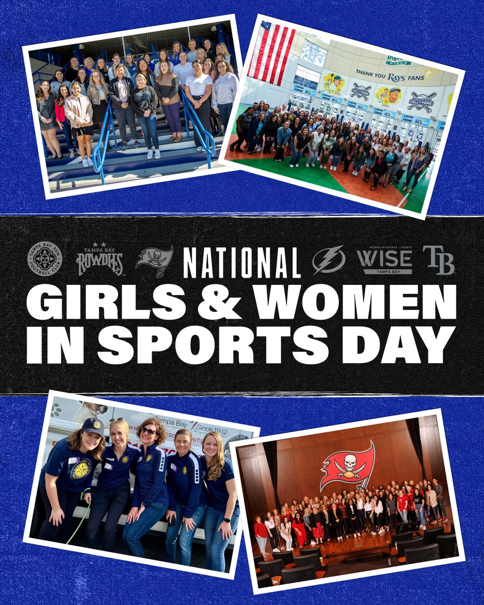 TBLightning's tweet image. &quot;Every woman&apos;s success should be an inspiration to another, we&apos;re strongest when we cheer each other on.&quot;
-Serena Williams 

We are honored to have an incredible group of women across the Bay area working in sports. 💙

#NGWSD | #TeamTampaBay