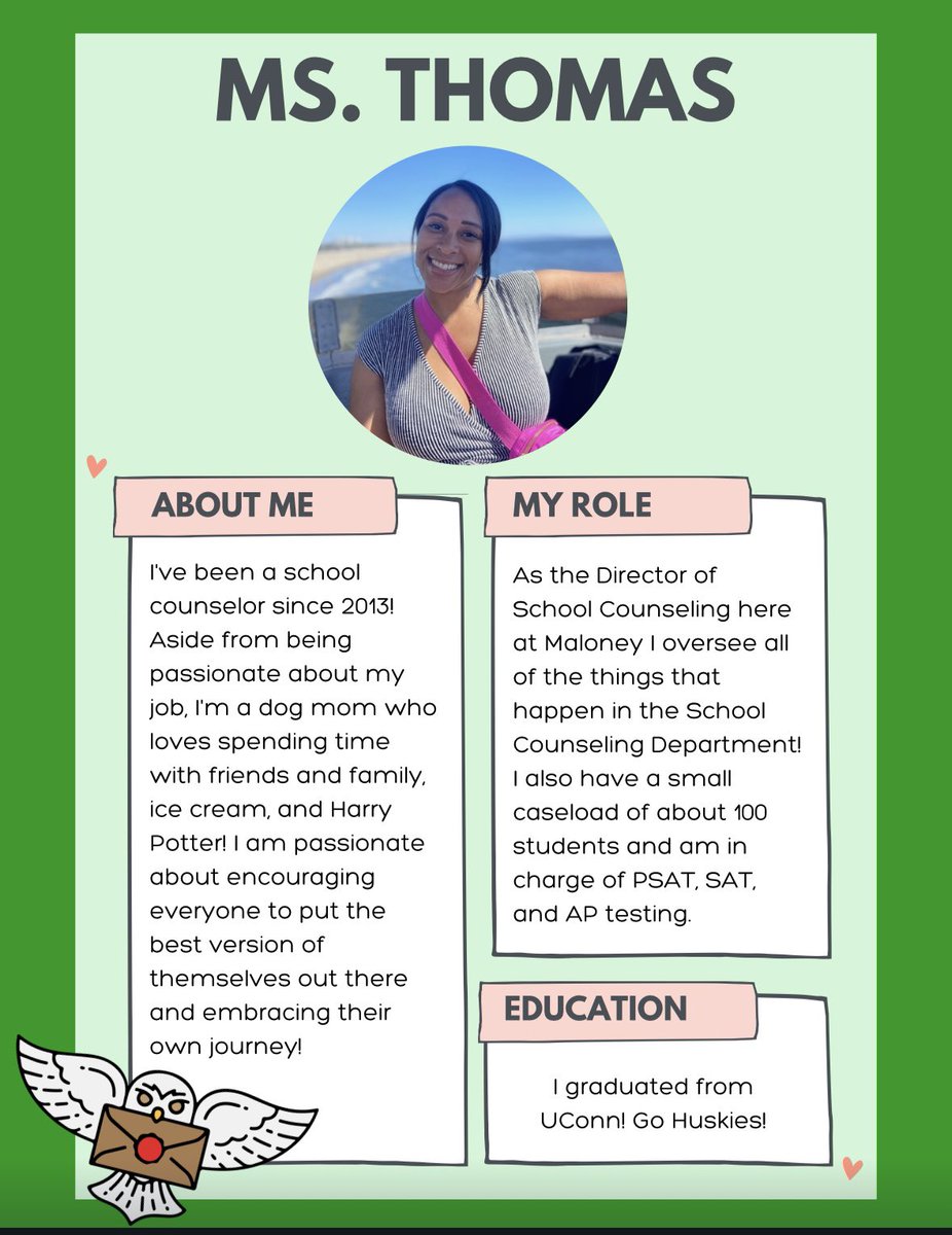 Happy School Counseling Week to Ms Thomas!