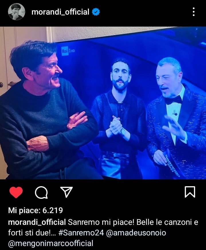 _teatrodira's tweet photo. gianni nazionale sente eccome nostalgia di sanremo di marco e di amadeus 😭😭😭😭😭😭😭

#Sanremo2024 https://t.co/ODV9odJD15