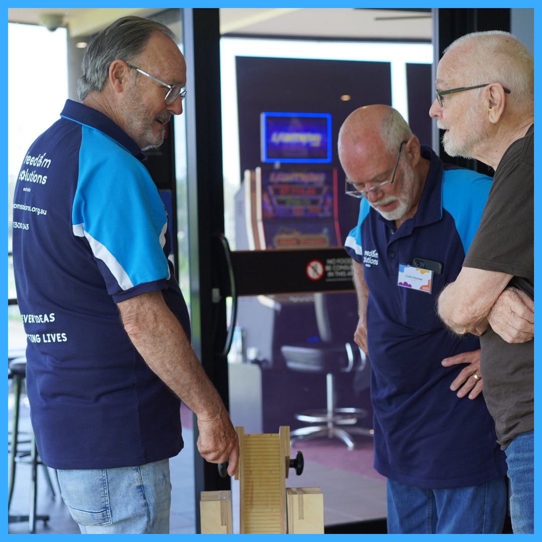 Mike is one of our #volunteers  who designs and builds #Boccia ramp. We collaborated with <a href="/BocciaNSW/">Boccia NSW</a> and he will talk more about the project at #TechTalk in March! RSVP now 👉 surveymonkey.com/r/H58J9RG
#disabilitySport #PWD #BocciaRamp