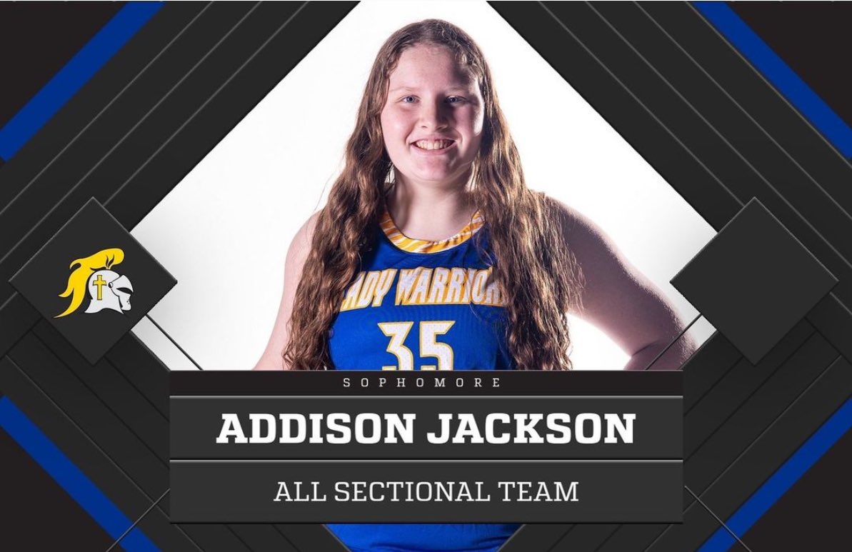 InProspects2026 (@prospects2026in) on Twitter photo Congrats to <a href="/AddisonJack34/">Addison Jackson</a> the Christian Academy of Indiana Sophomore for your All Sectional Team selection. Her 8 pts and 12 rebounds was a big effort vs the #1 in 1A Lady Eagles. <a href="/LouProspectsFou/">Indiana Lady Prospects</a> <a href="/PGHIndiana/">Prep Girls Hoops Indiana</a> Congrats to <a href="/AddisonJack34/">Addison Jackson</a> the Christian Academy of Indiana Sophomore for your All Sectional Team selection. Her 8 pts and 12 rebounds was a big effort vs the #1 in 1A Lady Eagles. <a href="/LouProspectsFou/">Indiana Lady Prospects</a> <a href="/PGHIndiana/">Prep Girls Hoops Indiana</a>
