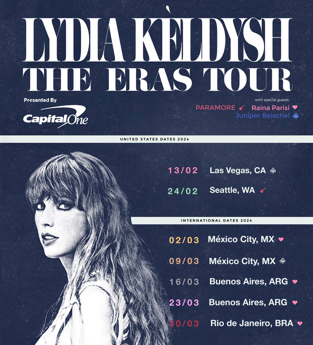 lydianation13's tweet image. ✷ 𖠵ᒪ𝗒𝖽𝗂𝖺ᑎᥲtιoᥒ ◠ 🅝︎𝖾𝗐 ᑭ𝗈𝗌𝗍 ⵓ ✳︎ ᗰ𝗎𝘀𝗶𝗰 𝖺𝗋𝖼𝗁𝗂𝗏𝖾𝗌. Ⓡ︎ We meet up every Tuesday night for dinner and a glass of wine… but tonight we meet to tell you: #TheErasTourRP is BACK! 💙 See you tomorrow for the great war on @TicketmasterRP 👀