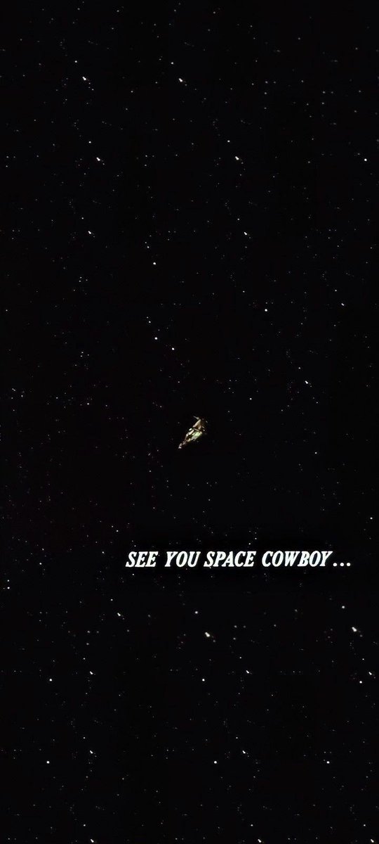 SEE YOU SPACE COWBOY...