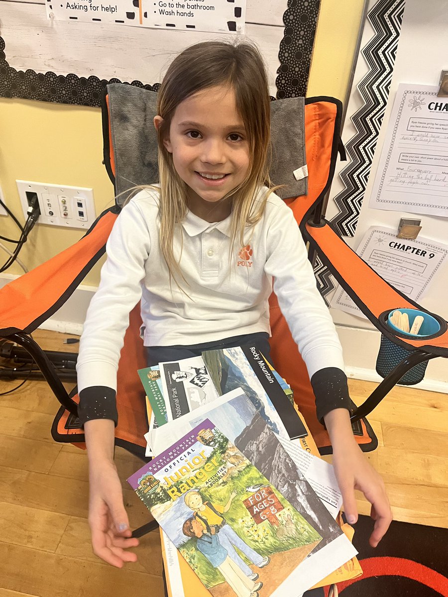 Today, three of our students received letters back from the <a href="/NatlParkService/">National Park Service</a> Rangers to whom they wrote! Thank you <a href="/ShenandoahNPS/">ShenandoahNPS</a> <a href="/ZionNPS/">Zion National Park</a> <a href="/RockyNPS/">RockyNPS</a> ❤️❤️ They were over the moon!