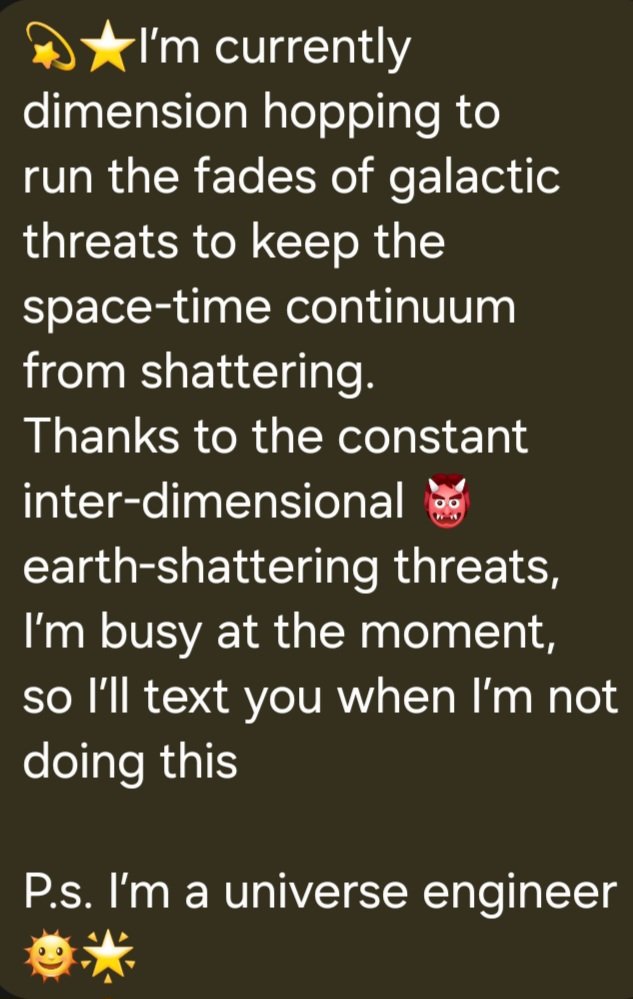 JBfromMN's tweet image. Texted My Son, and this is his automatic reply when he driving😭😭😭😭