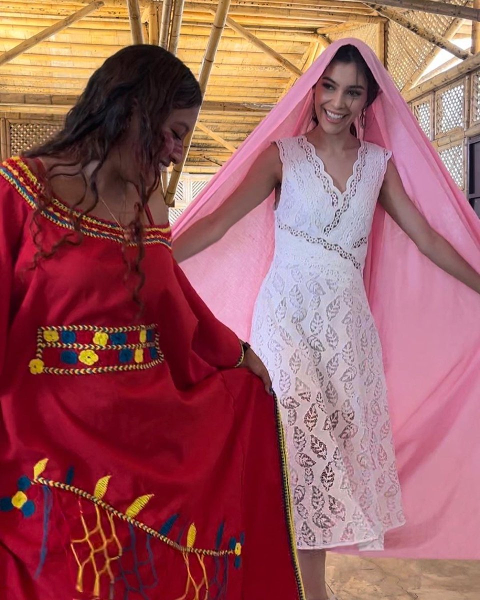 mwcolombia2024's tweet photo. All my admiration goes to these two indigenous leaders, in spite of their young age these girls have ensured better life conditions and access to food for their whole community
@MissWorldLtd https://t.co/KKOwUmmbut