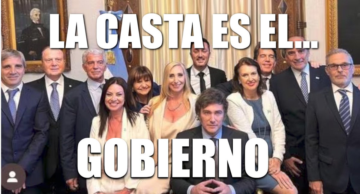 #LaCastaContraElPueblo
La casta es el PRO y LLA.