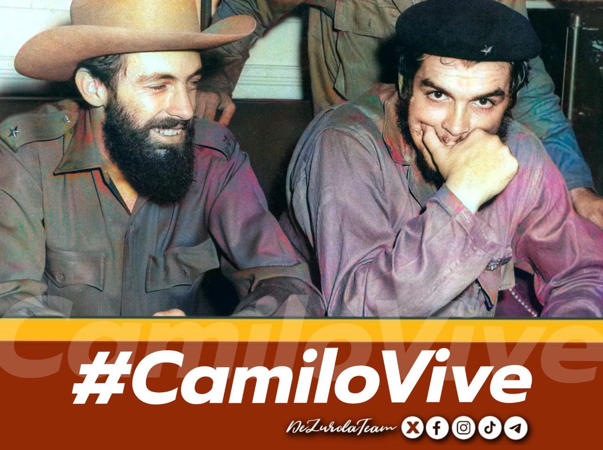 Hoy una nueva generación honrando, como se debe, la memoria de Camilo. #CamiloVive   #CubaPorLaVida <a href="/cubacooperaven/">Brigada Médica Cubana en Venezuela</a> <a href="/MINSAPCuba/">Ministerio de Salud Pública de Cuba</a> <a href="/japortalmiranda/">José Angel Portal Miranda</a>
