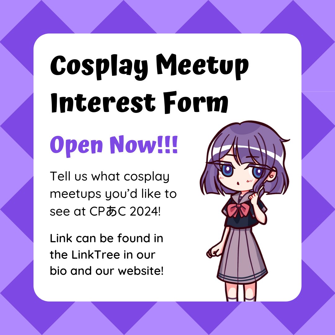 CastlePointCon's tweet image. Do you love cosplay meetups? Want to see a certain meetup at Castle Point Anime Convention this year? Then submit an idea to the Cosplay Meetup form in our LinkTree! We’d love to hear your ideas, and you might see some of them at the convention this year 👀