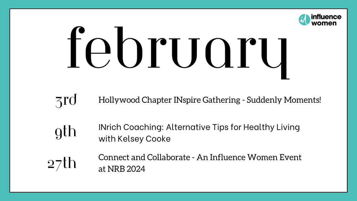 InfluenceWomenG's tweet photo. Don't miss the Influence Women Events in February!
Tickets and Info at https://t.co/GTRpCMPcY0
Join us as we connect and collaborate to create artistic projects and productions that rock the world!
#influencewomen #influencelab #media #entertainment #music #arts #leadership https://t.co/Z6j4eJ4eIg