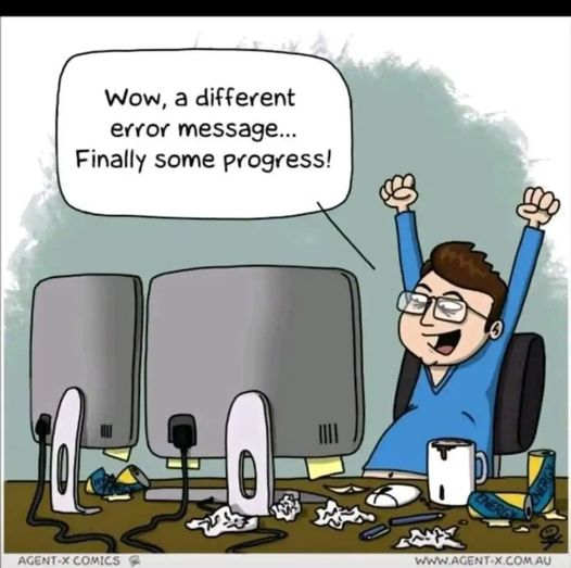 What real progress looks like!