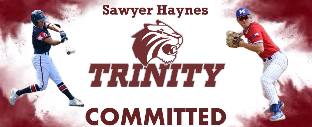 I’m blessed to announce that I have committed to Trinity University to continue my academic and athletic career! Thank you to my parents, coaches, and teammates for consistently pushing me to be the man and player I am today!! Go Tigers! <a href="/MidwayBsball/">Midway Baseball</a> <a href="/DallasPatriots/">Dallas Patriots</a>