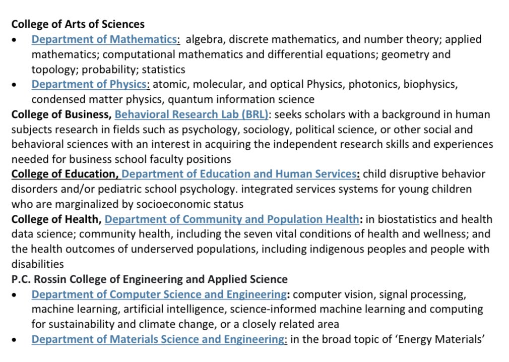 Lehigh University seeks to create pathways to the professoriate- application deadline extended to March 1. #diversity #postdoc #math #physics #energymaterials #computerscience #socialscience #faculty #STEM #business #education #healthequity  #AcademicTwitter #pathways