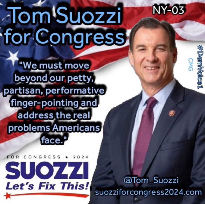 100% correct Debra! District 3 needs to get out and vote for Tom Suozzi. Enough of the Santos type nonsense! #ProudBlue #DemVoice1