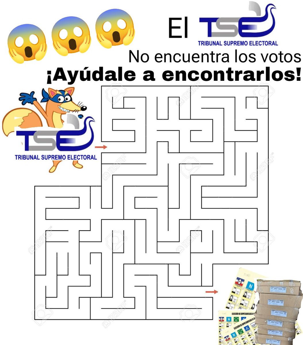 Hola <a href="/TSEElSalvador/">Tribunal Supremo Electoral 🇸🇻</a> 👋🏻 
Dicen que se les han perdido varios paquetes electorales 🥺

No se preocupen, aquí estamos para ayudarlos 🫡