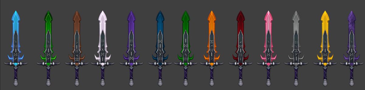 _DistantOracle's tweet photo. Rune Blades! 🧙‍♂️⚔️🗡️

#ROBLOX #RobloxDev #RobloxDevs #EldenRing #DarkSouls https://t.co/ObyK7hn9qW