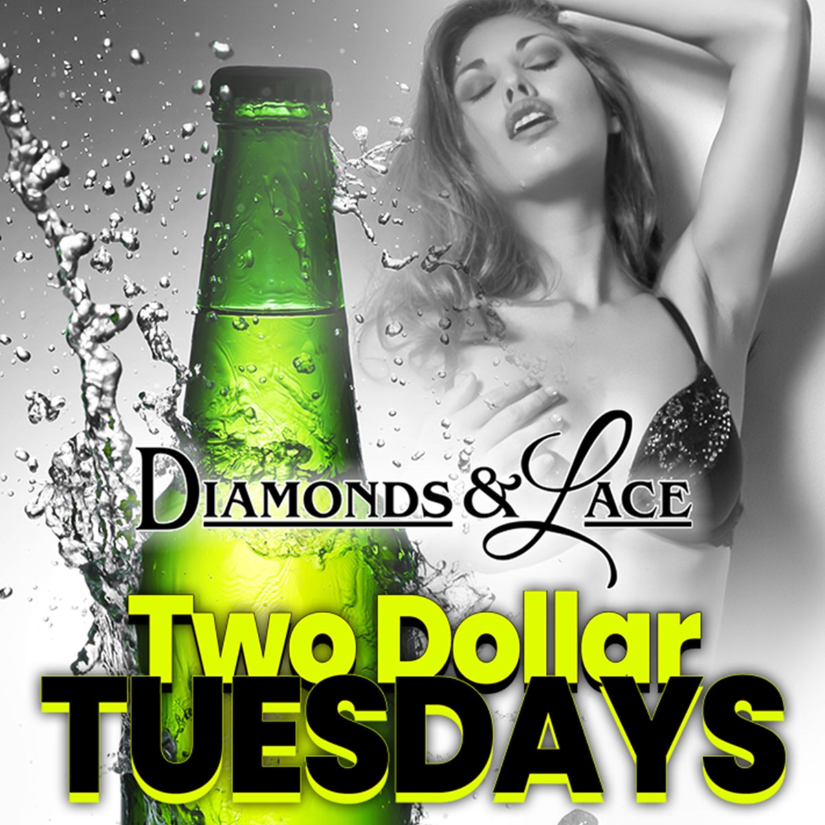 Turn $2 Tuesday up a notch at @DiamondsLaceTN
.
.
.
#2DollarTuesday #2dolla #CheapDrinks #TuesdayVibes #Fun #drinks #drinkspecials #adultbeverages #DiamondsAndLace #ChattanoogaBars #ChattanoogaNightlife #ThingsToDoInChattanooga