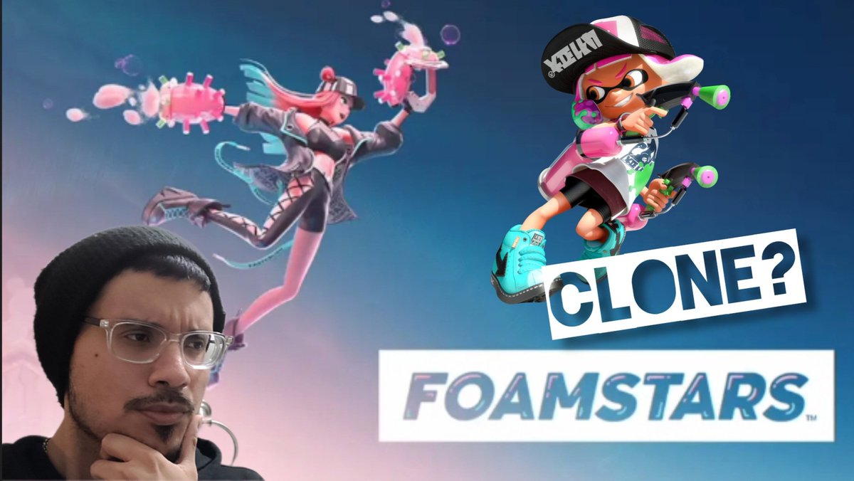 postthequest's tweet photo. While everyone is out having fun playing the #FinalFantasyVIIRebirth demo, I'll be tackling another challenge. Is Foamstars the Splatoon clone everyone makes it out to be? I'm streaming tonight! 9:30PM EST! 

#FOAMSTARS #splatoon #SquareEnix #PlayStation5 #PostTheQuest https://t.co/IDk8UFbh86